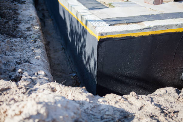Residential Exterior Waterproofing installation at a Bronson, MI home by SJ Waterproofing Pros